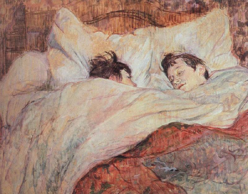 Henri de toulouse-lautrec the bed France oil painting art